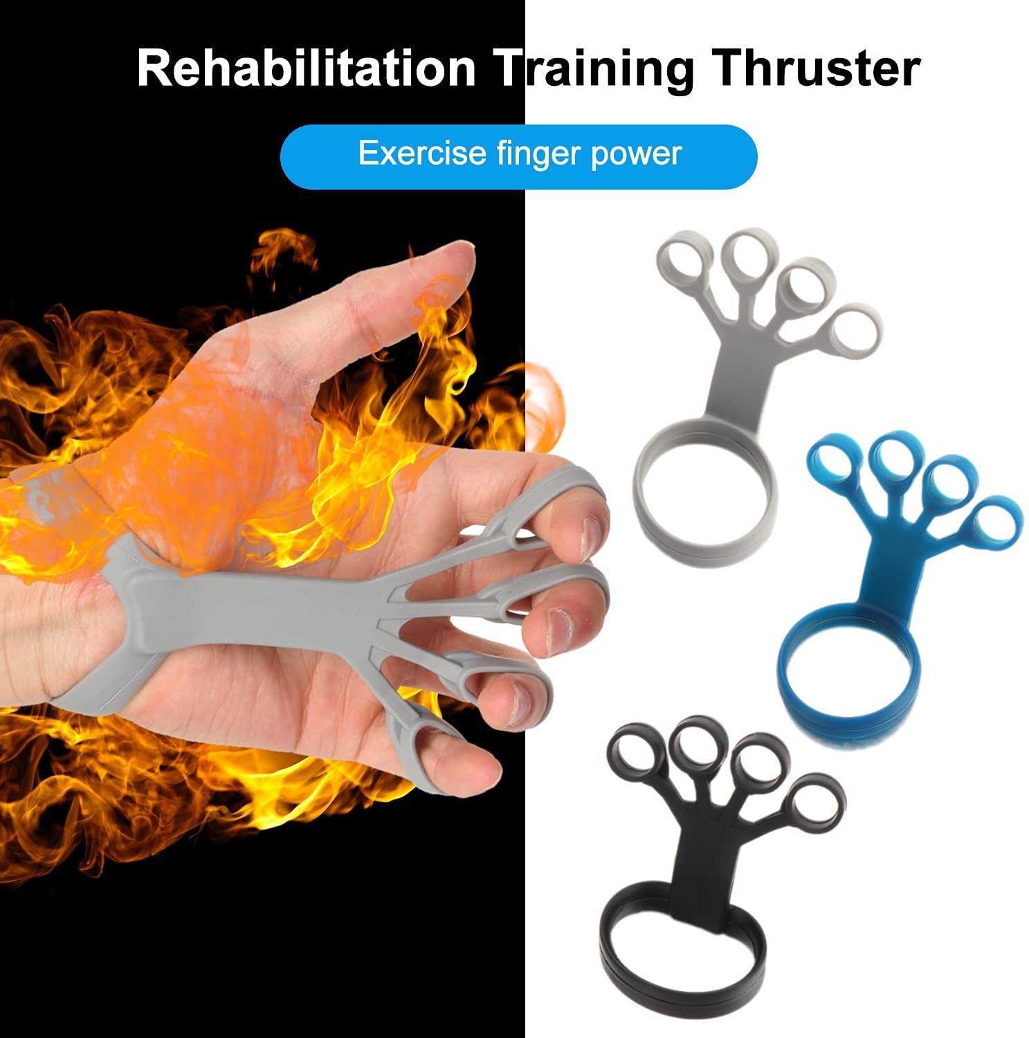 Silicone Finger Grip Trainer – Strengthen Your Hand, Fingers & Forearm