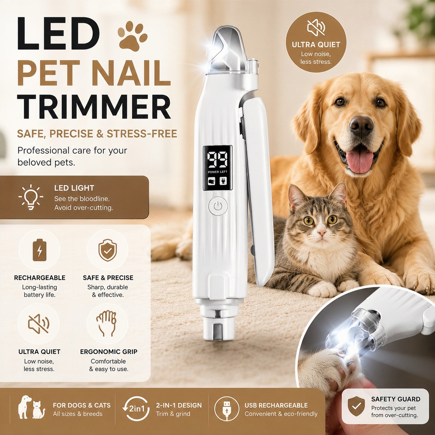 PawGlow™ LED Pet Nail Trimmer