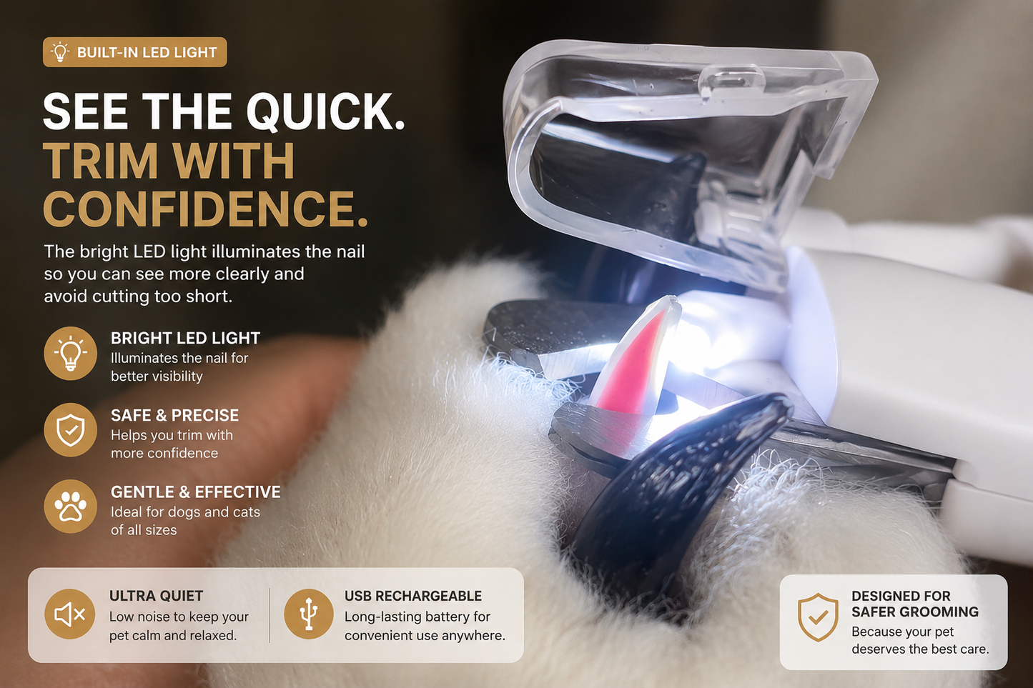 PawGlow™ LED Pet Nail Trimmer