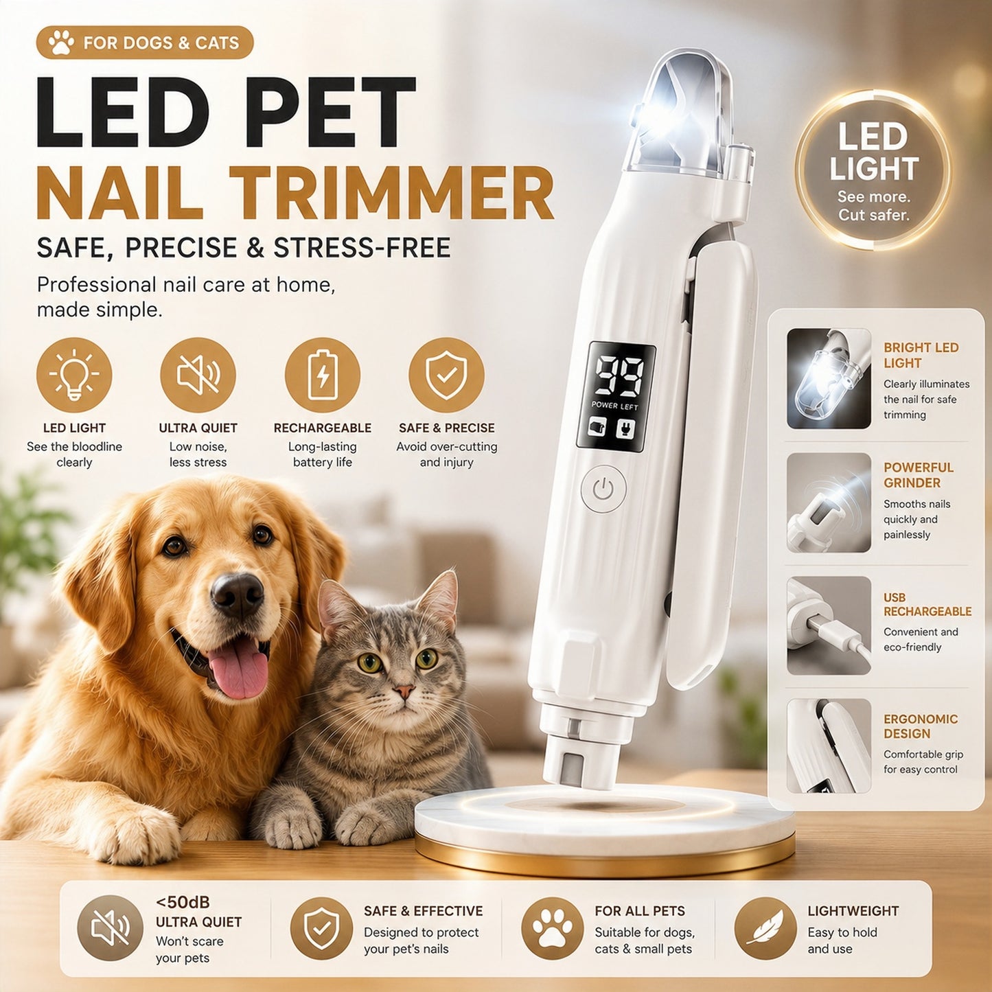 PawGlow™ LED Pet Nail Trimmer